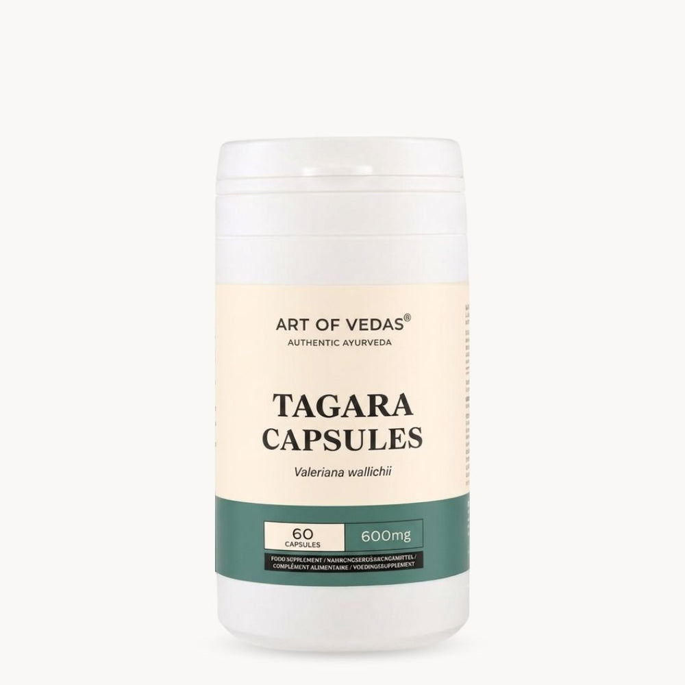 Art of Vedas Tagara Capsules, 60 capsules, 600 mg, Ayurvedic food supplement