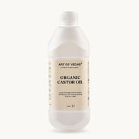 Art of Vedas, Organic Castor Oil, 1 liter, classical Ayurvedic preparation